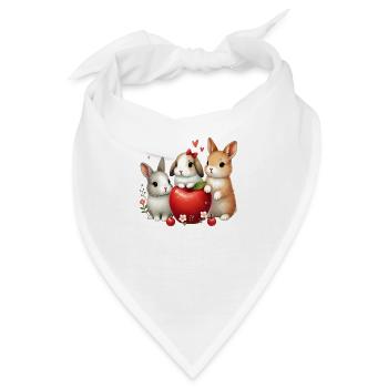 Rabbit - Bandana - Weiß - Vorne