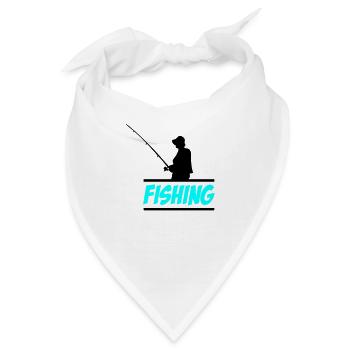 fishing 02 - Bandana - Weiß - Vorne