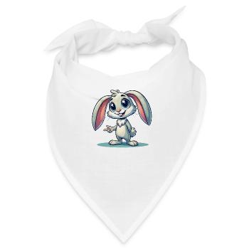 hase comic - Bandana - Weiß - Vorne