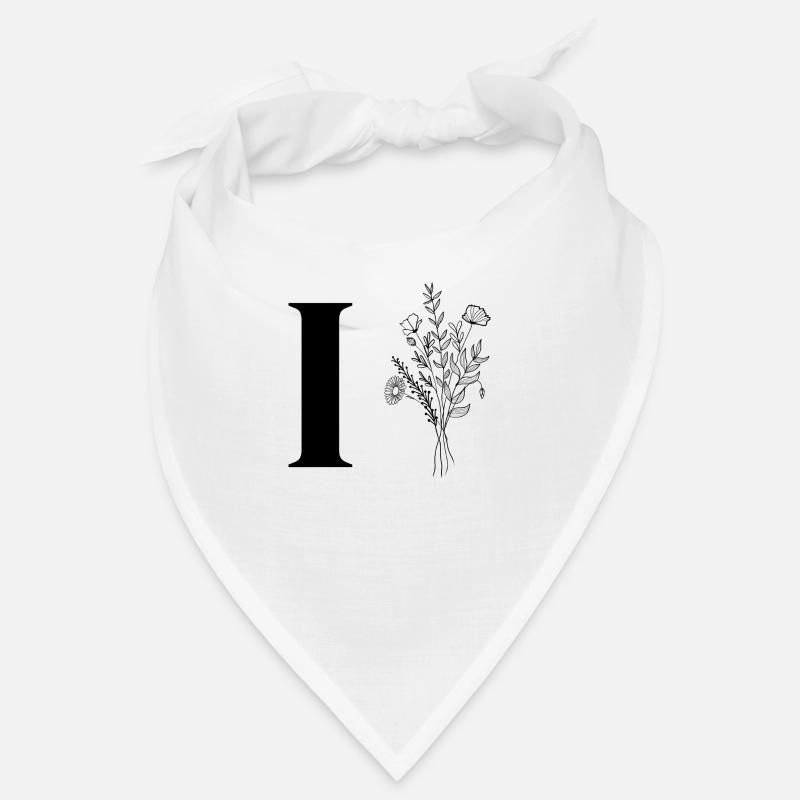 Lette i fleurs minimalistes Bandana