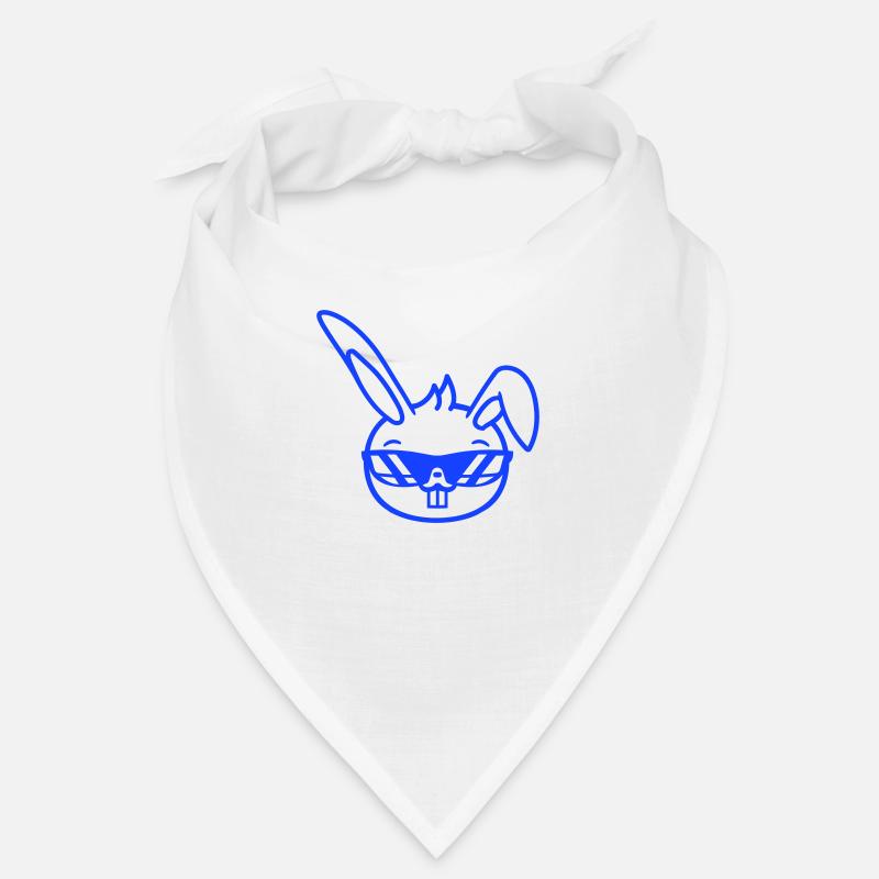 Bunny Sunglasses Cool Bunny Teeth Rabbit Funny Bandana