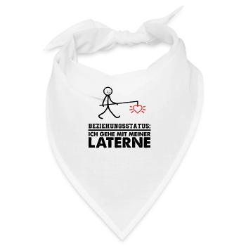 meine laterne 02 - Bandana - Weiß - Vorne