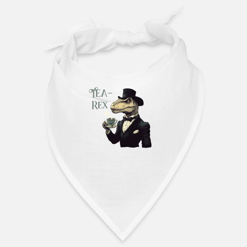 Mème Tea-Rex - Bandana - blanc
