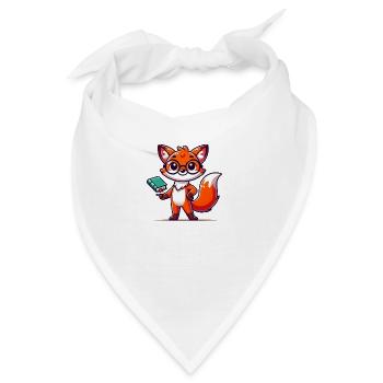 fuchs schlau buch - Bandana - Weiß - Vorne