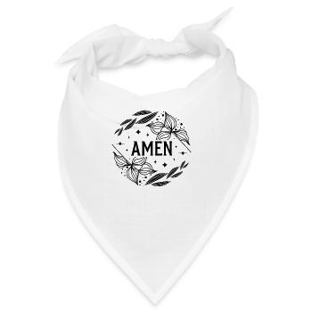 Amen - Bandana - Weiß - Vorne