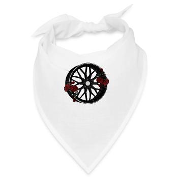 Felge Blume - Bandana - Weiß - Vorne