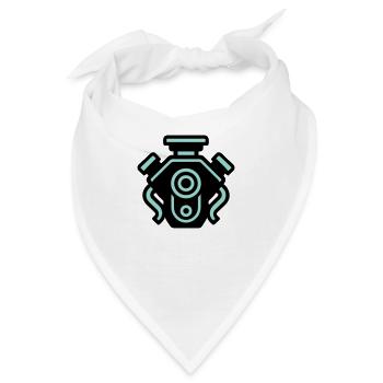 Motor Mechaniker Tuning - Bandana - Weiß - Vorne