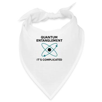 Quantum Entanglement – It’s Complicated - Bandana - Weiß - Vorne