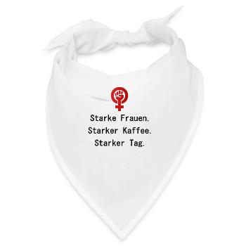 Frauenpower - Bandana - Weiß - Vorne