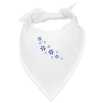 Schneeflocken - Bandana - Weiß - Vorne