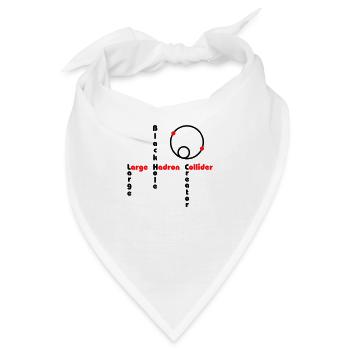 Black Hole - Large Hadron Collider - Bandana - Weiß - Vorne