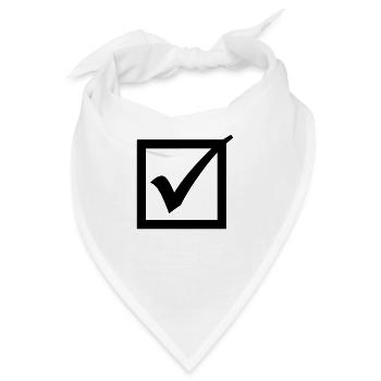 Haken - Bandana - Weiß - Vorne