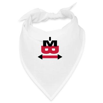 i am bi (© alteerian) - Bandana - Weiß - Vorne