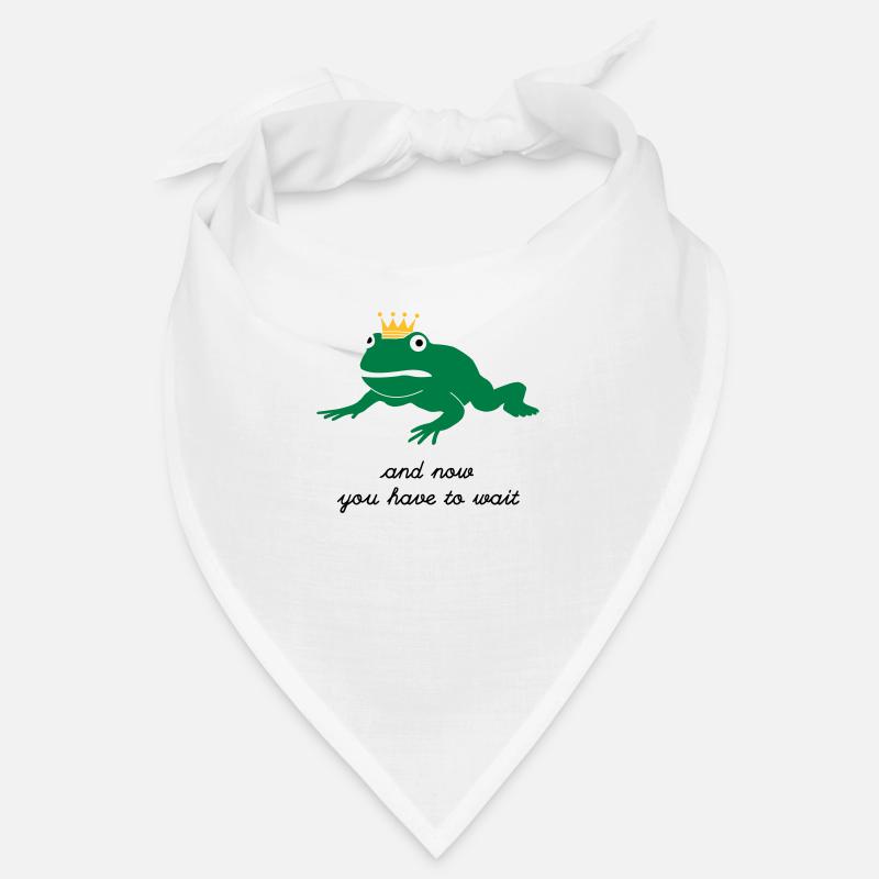 grumpy frog prince - waiting Bandana