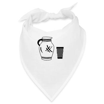 Bembel und Geripptes - Bandana - Weiß - Vorne