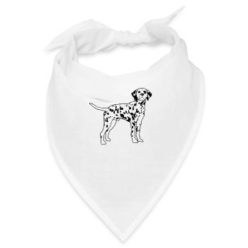 Dalmatian de - Bandana - Weiß - Vorne
