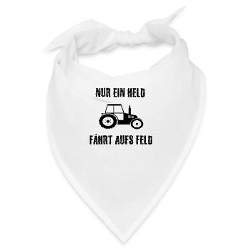 Landwirtschaft - Bandana - Weiß - Vorne