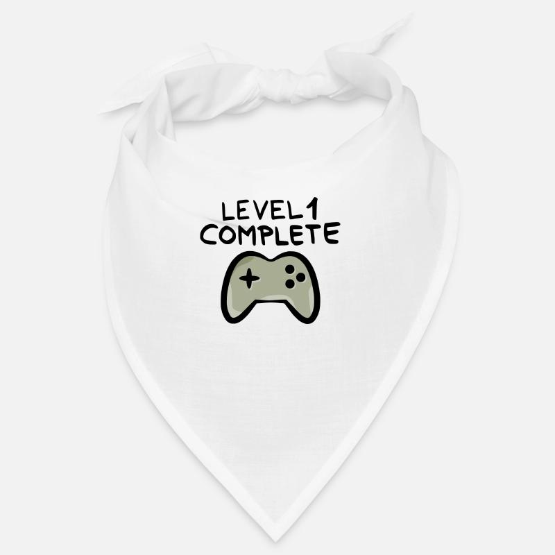Level 1 complete 1 birthday game console Bandana