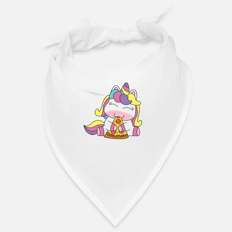Licorne mangeant la pizza Bandana
