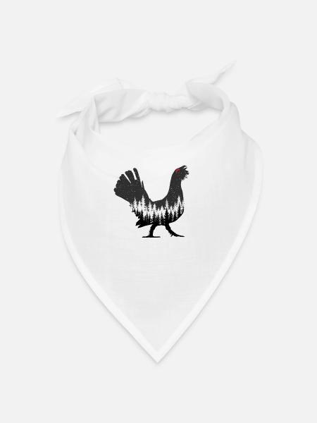 Auerhahn - Bandana - Weiß