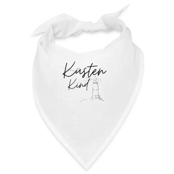 Küstenkind - Bandana - Weiß - Vorne