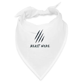 Beast Mode - Bandana - Weiß - Vorne
