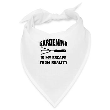 Garten Geschenk Gärtner Obstgarten Hobbygärtner - Bandana - Weiß - Vorne