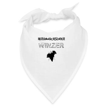 Heranwachsender Winzer - Bandana - Weiß - Vorne