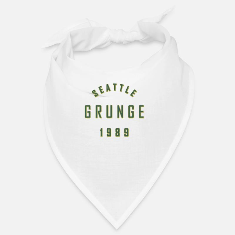 SEATTLE GRUNGE - Bandana - Weiß