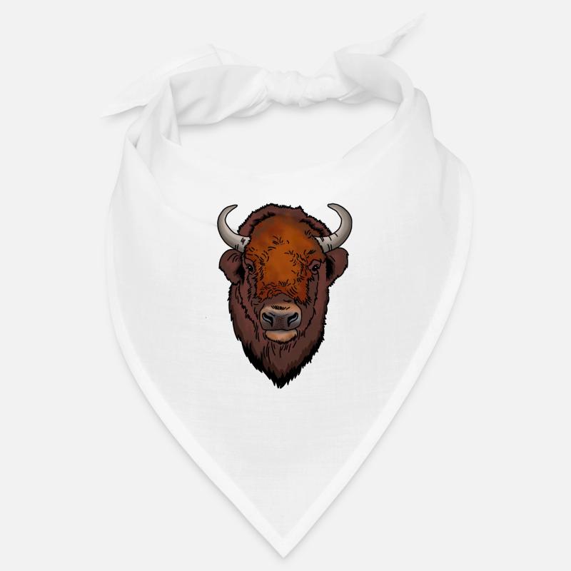 Tête de bison Bandana