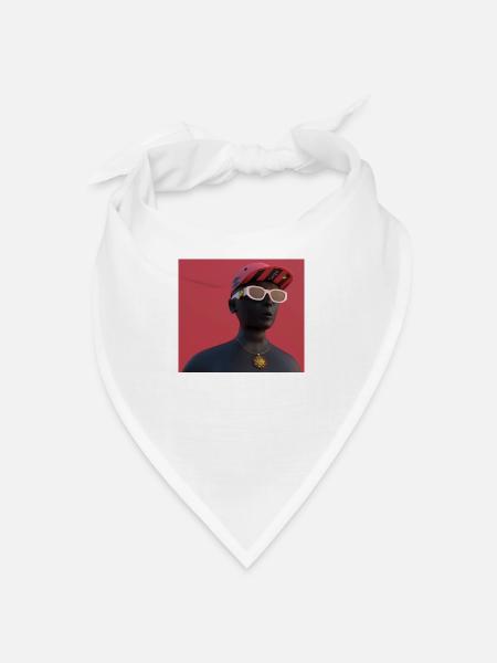 Neueste Modedesignerin - Bandana - Weiß - Vorne