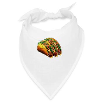 Taco - Bandana - Weiß - Vorne