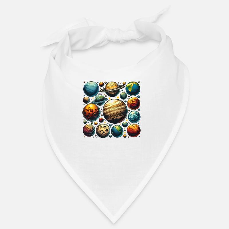 Planeten Design Bandana