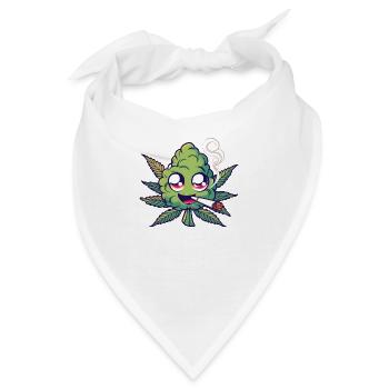 Smoking Bud - Bandana - Weiß - Vorne