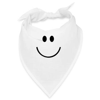 Gesicht - Bandana - Weiß - Vorne