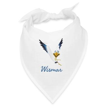 Lachmöwe Wismar - Bandana - Weiß - Vorne