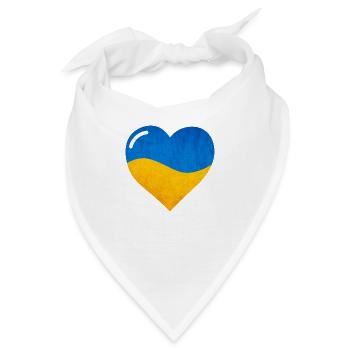 The Flag Of Ukraine, Ukrainian flag - Bandana - Weiß - Vorne