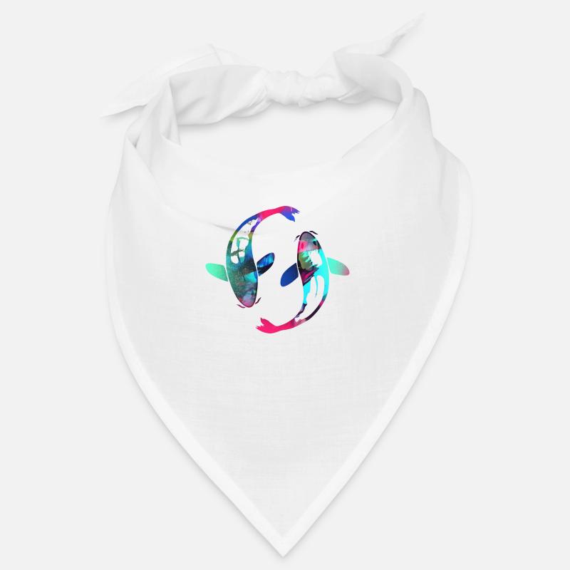 koi,koi carp,fish, colorful,graffiti Bandana