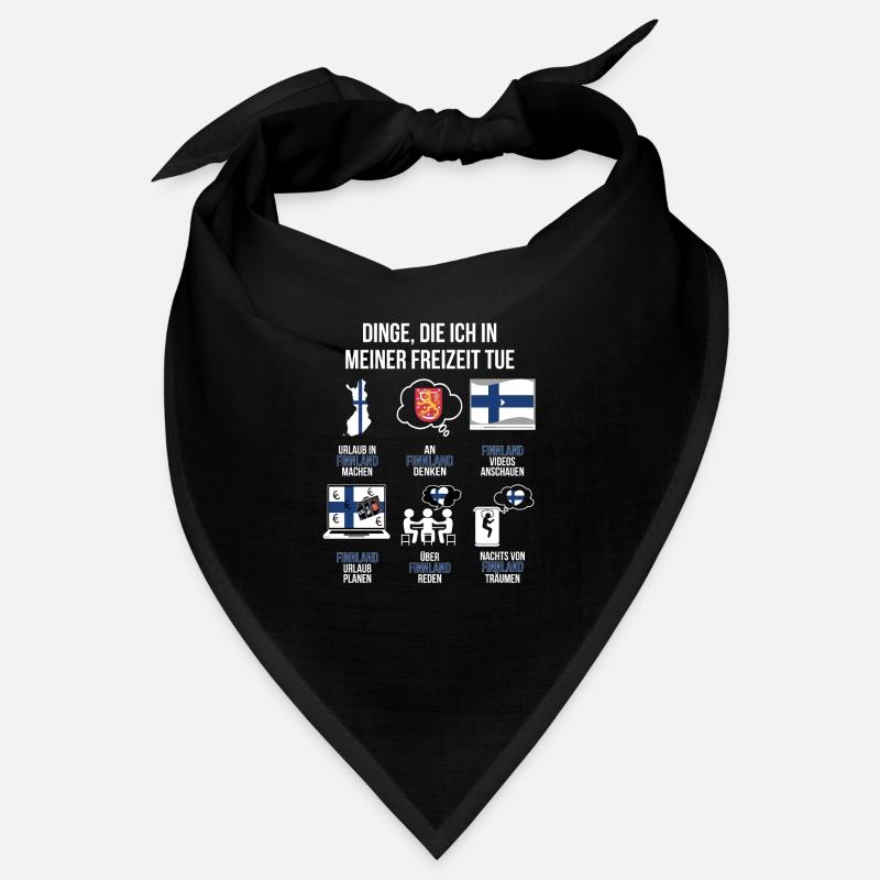 Finnland Spruch | Lustiger Freizeit Spruch Finland Bandana