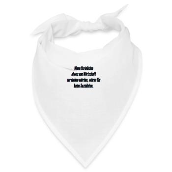 Sozialisten und die Wirtschaft - Bandana - Weiß - Vorne