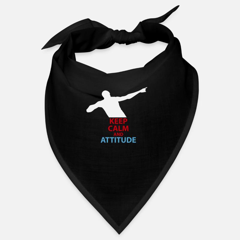 Stay Calm / Attitude / Bolt Posture Bandana