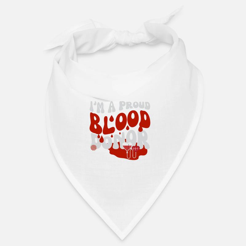 Design des Blutspendermonats Ich bin ein stolzer Blutspender Bandana