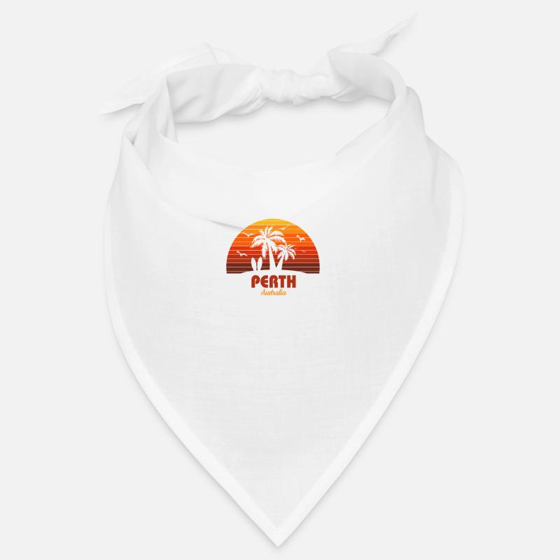 Cool Perth Australie plage coucher de soleil Souvenir Bandana
