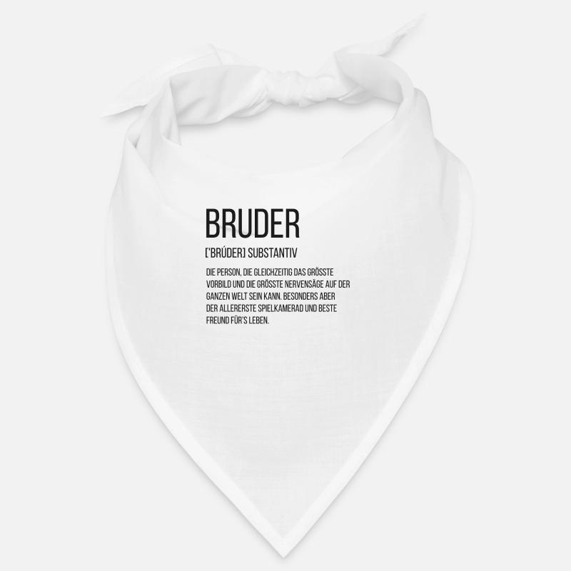 Spruchdesign - bester Bruder Bandana