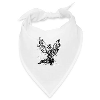 Phönix Magie Symbol der Unsterblichkeit und Stärke - Bandana - Weiß - Vorne