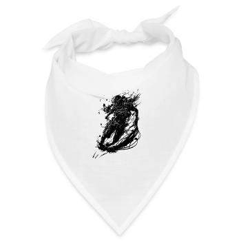 Vintage Astronaut in Unendlichkeit - Bandana - Weiß - Vorne