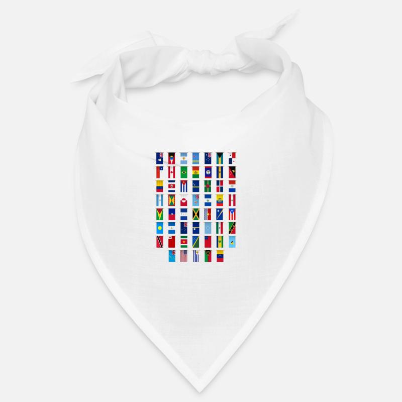 Drapeaux internationaux du monde - Drapeaux des pays Bandana