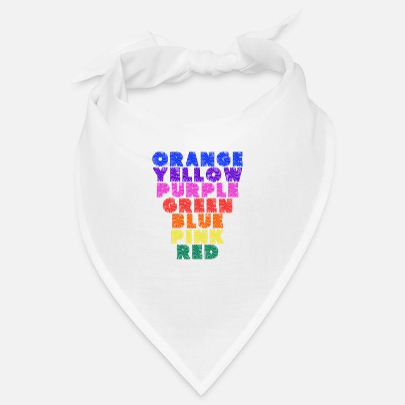 Couleurs de l’arc-en-ciel - drôle ROYGBIV Bandana