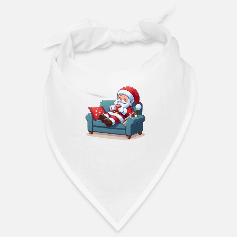 Cooler Weihnachtsmann mit Sonnenbrille Bandana