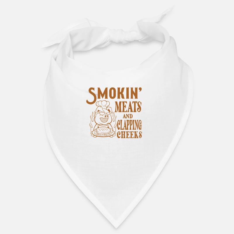 Smokin' Meats And Clapping Cheeks Grilling BBQ Bandana